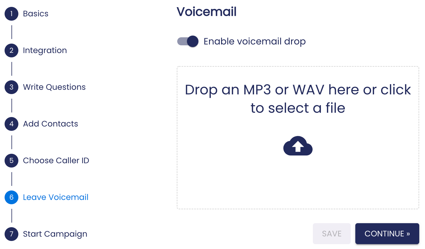 Step 7: Leave Voicemail