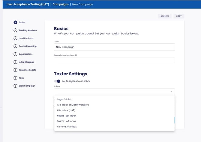 Routing a campaign’s replies to an inbox #2